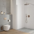 Oltens Gulfoss szczotka do WC wisząca miedź szczotkowana 82100610