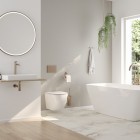 Oltens Gulfoss szczotka do WC wisząca miedź szczotkowana 82100610