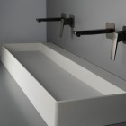 Deante Blur umywalka nablatowa 120x40 cm prostokątna alabaster CQB_AU2S