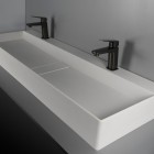 Deante Blur umywalka nablatowa 100x40 cm prostokątna alabaster CQB_AU1S