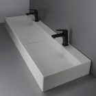 Deante Blur umywalka nablatowa 100x40 cm prostokątna alabaster CQB_AU1S