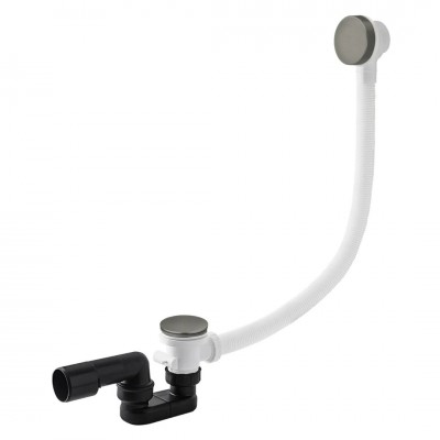 Vicario przelew wannowy klik klak 100 cm grafit szczotkowany 266C/100/SG