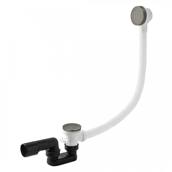 Vicario przelew wannowy klik klak 100 cm grafit szczotkowany 266C/100/SG