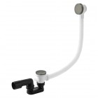 Vicario przelew wannowy klik klak 100 cm grafit szczotkowany 266C/100/SG