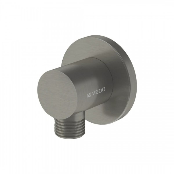 Vedo Round przyłącze kątowe grafit szczotkowany VSN0020/SG