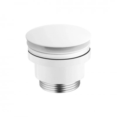 Vedo korek klik-klak do umywalki okrągły biały mat VSY4000/BI