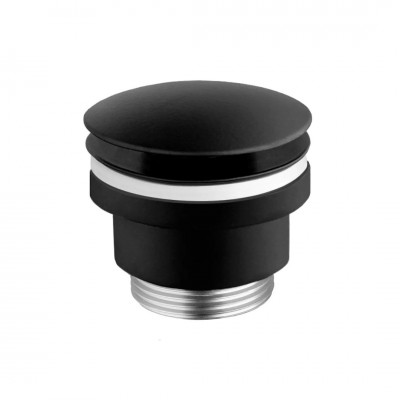 Vedo korek klik-klak do umywalki okrągły czarny mat VSY4000/CZ