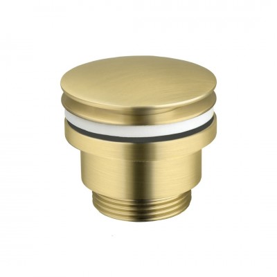 Vedo korek klik-klak do umywalki okrągły złoto szczotkowane VSY4000/SZ