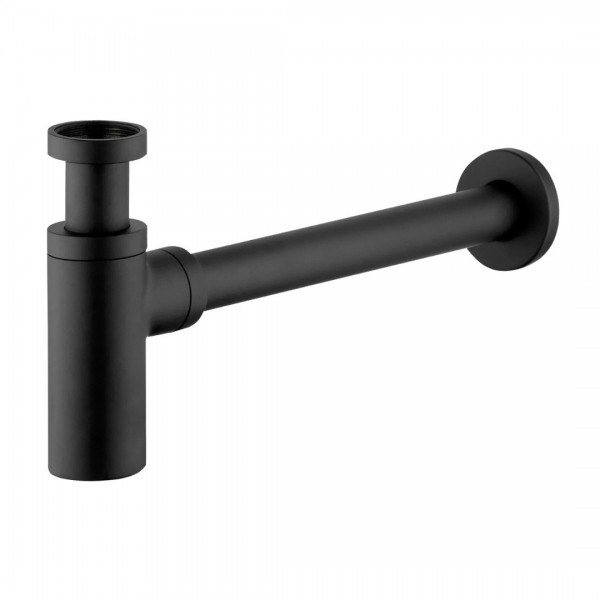 Vedo syfon umywalkowy okrągły czarny VSY1010/CZ