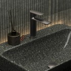 Vedo Aletta Grafite bateria umywalkowa stojąca bez korka grafit szczotkowany VBA5001/SG