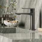 Vedo Aletta Grafite bateria umywalkowa stojąca bez korka grafit szczotkowany VBA5001/SG