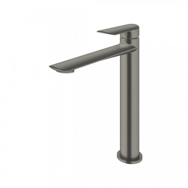 Vedo Aletta Grafite bateria umywalkowa wysoka stojąca bez korka grafit szczotkowany VBA5003/SG