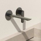 Vedo Aletta Grafite bateria umywalkowa podtynkowa wylewka 19,5 cm bez korka grafit szczotkowany VBA5012/SG