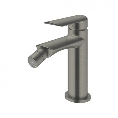 Vedo Aletta Grafite bateria bidetowa stojąca bez korka grafit szczotkowany VBA5002/SG