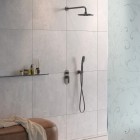 Vedo Aletta Grafite bateria wannowo-prysznicowa podtynkowa grafit szczotkowany VBA5016/SG