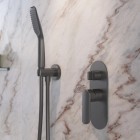 Vedo Aletta Grafite bateria wannowo-prysznicowa podtynkowa grafit szczotkowany VBA5016/SG