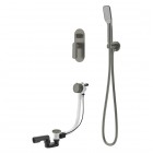 Vedo Aletta Grafite zestaw wannowy podtynkowy I grafit szczotkowany VBA5241/SG