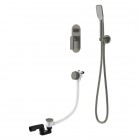 Vedo Aletta Grafite zestaw wannowy podtynkowy II grafit szczotkowany VBA5242/SG