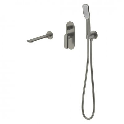 Vedo Aletta Grafite zestaw wannowy podtynkowy III grafit szczotkowany VBA5243/SG