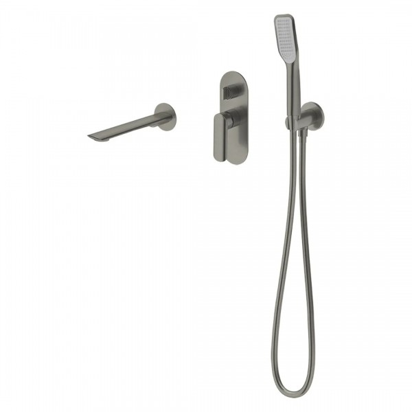 Vedo Aletta Grafite zestaw wannowy podtynkowy III grafit szczotkowany VBA5243/SG