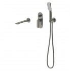 Vedo Aletta Grafite zestaw wannowy podtynkowy III grafit szczotkowany VBA5243/SG