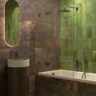 Vedo Aletta Grafite zestaw wannowy podtynkowy II deszczownica 25 cm grafit szczotkowany VBA5232/25/SG