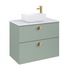 Elita Meble Look szafka podumywalkowa 80 cm zielony mat RE010801021470