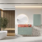 Elita Meble Look szafka podumywalkowa 80 cm zielony mat RE010801021470