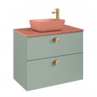 Elita Meble Look szafka podumywalkowa 80 cm zielony mat RE010801021470