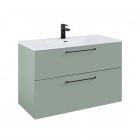 Elita Meble Look szafka podumywalkowa 100 cm zielony mat RE011000021470