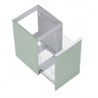 Elita Meble Look komoda z koszem cargo 40 cm zielony mat RE080402021470