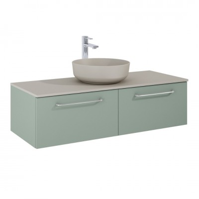 Elita Meble Look komoda wisząca 120 cm zielony mat RE081204021470