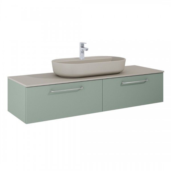 Elita Meble Look komoda wisząca 160 cm zielony mat RE081604021470