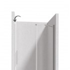 Deante Prizma zestaw montażowy drzwi do wnęki stal szczotkowana KTJ_F00X