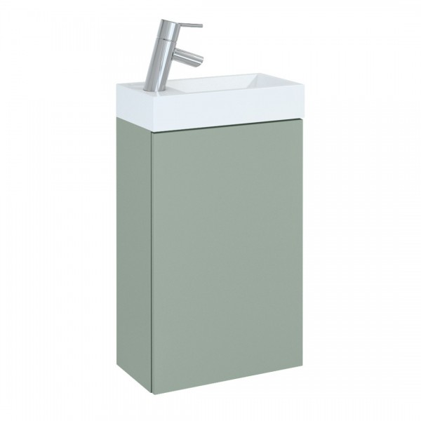 Elita Meble Young Basic umywalka z szafką 40 cm zielony mat RE163068001470