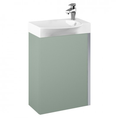 Elita Meble Summer umywalka z szafką 40 cm zielony mat RE020450141470