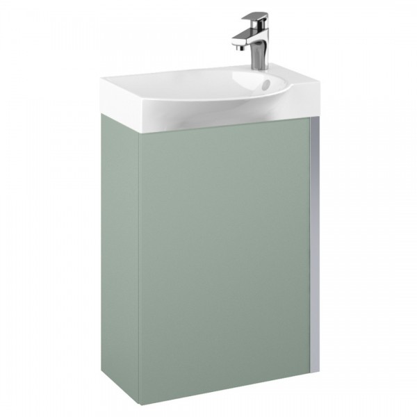 Elita Meble Summer umywalka z szafką 40 cm zielony mat RE020450141470