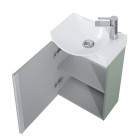 Elita Meble Summer umywalka z szafką 40 cm zielony mat RE020450141470