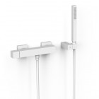 Tres Cuadro bateria prysznicowa ścienna biały mat 00716703BM