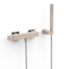 Tres Cuadro bateria prysznicowa ścienna stal 50716703