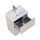 Elita Meble Kido zestaw szafka z umywalką 50 cm beżowy mat RE020501117020