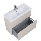 Elita Meble Kido zestaw szafka z umywalką 80 cm beżowy mat RE020801117020