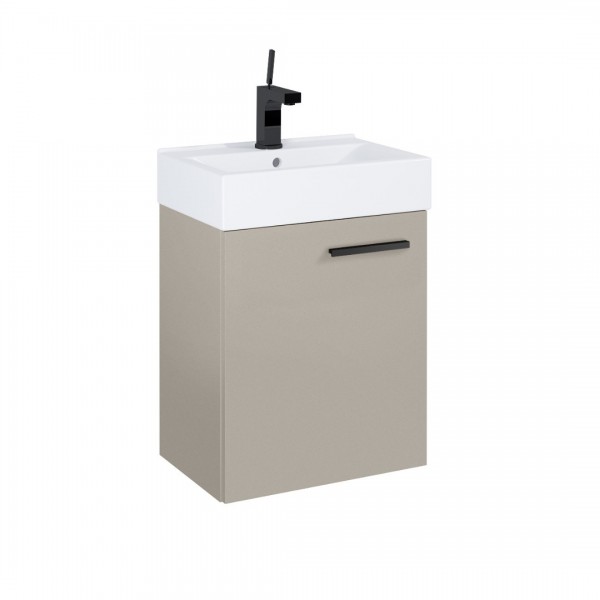 Elita Meble Tiny zestaw łazienkowy 45 cm umywalka z szafką beżowy mat RE020451167020