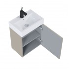 Elita Meble Tiny zestaw łazienkowy 45 cm umywalka z szafką beżowy mat RE020451167020