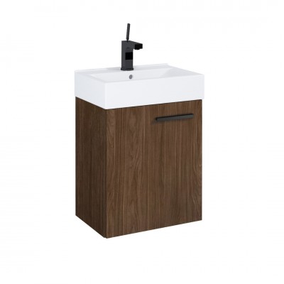 Elita Meble Tiny zestaw łazienkowy 45 cm umywalka z szafką orzech lincoln RE020451167060