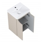 Elita Meble Helo Compact umywalka z szafką 40 cm beżowy mat RE020400207020