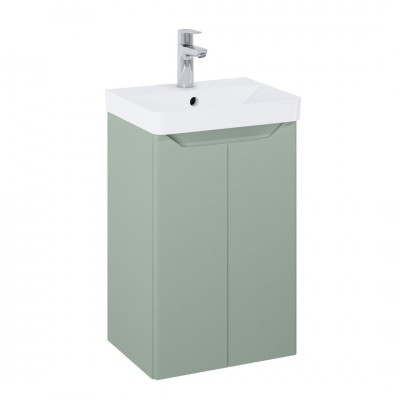 Elita Meble Helo Compact umywalka z szafką 40 cm zielony mat RE020400201470