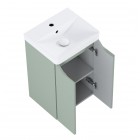 Elita Meble Helo Compact umywalka z szafką 40 cm zielony mat RE020400201470