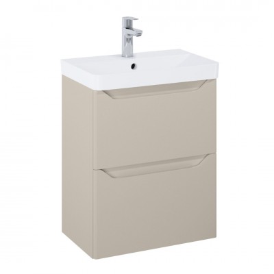 Elita Meble Helo Compact umywalka z szafką 50 cm beżowy mat RE020500207020