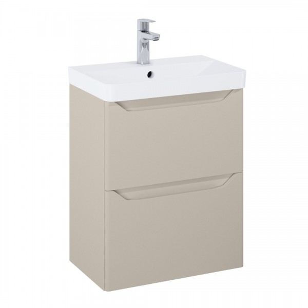 Elita Meble Helo Compact umywalka z szafką 50 cm beżowy mat RE020500207020